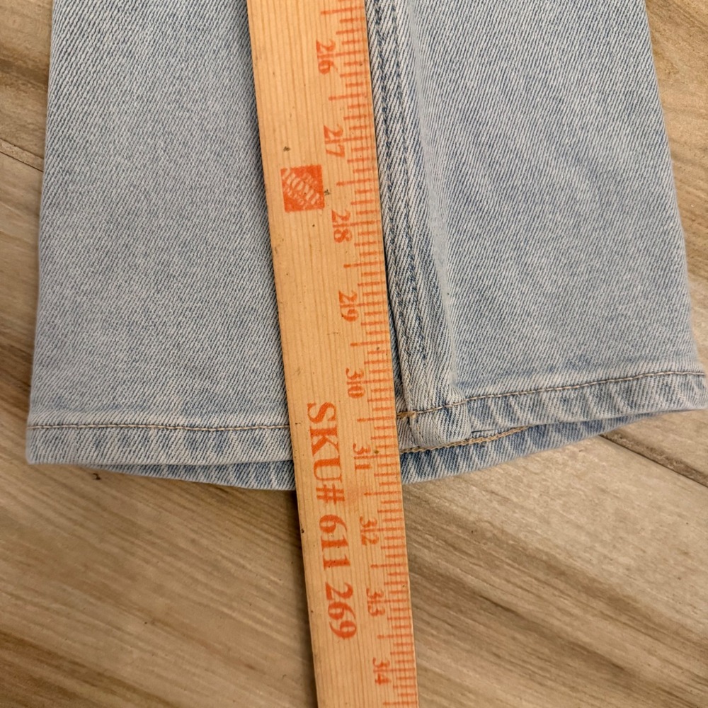 Hollister High-Rise Flare‎ Jeans Light Wash Heart Embroidery 00R W24 Regular - Picture 7 of 7